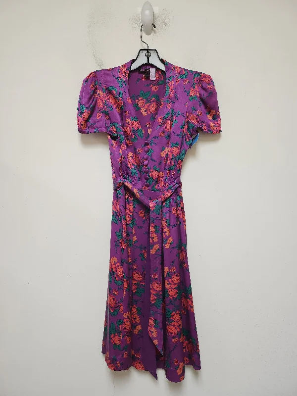 Limited Time Discount long-sleeve floral dressDress Casual Short By Betsey Johnson In Floral Print, Size: S