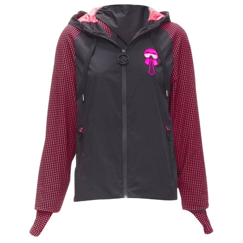 Limited Availability Fendi Karl Loves polka dot windbreaker jacket