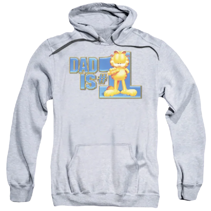 Limited Quantity lightweight hooded sweatshirtGarfield Dad Is Number One - Pullover Hoodie