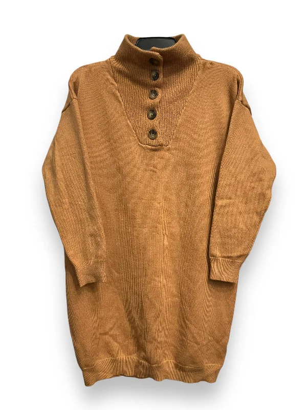 Shop and Save midi dressDress Sweater By Clothes Mentor In Tan, Size: L