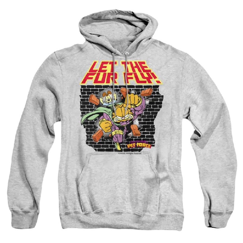 Early Bird Discount fashion-forward hoodieGarfield Let The Fur Fly - Pullover Hoodie Early Bird Discount fashion-forward hoodieGarfield Let The Fur Fly - Pullover Hoodie