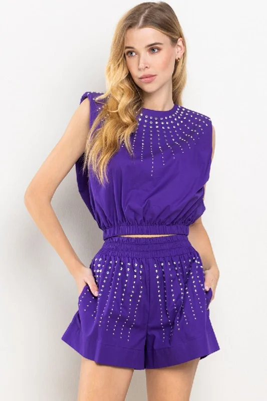 Value Deals Purple Paradise Top