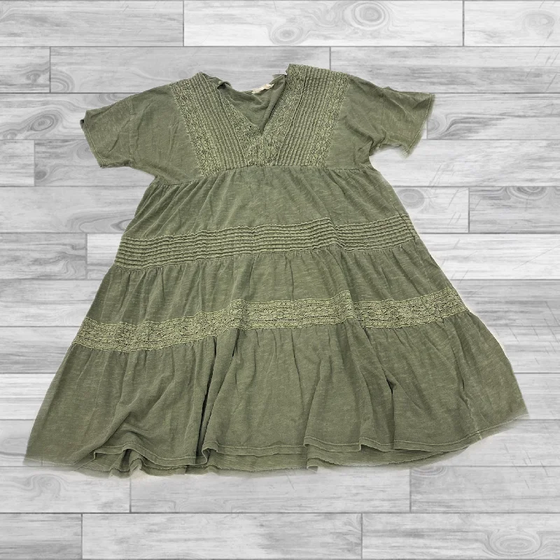 Special Price bohemian dressDress Casual Short By Lucky Brand In Green, Size: M