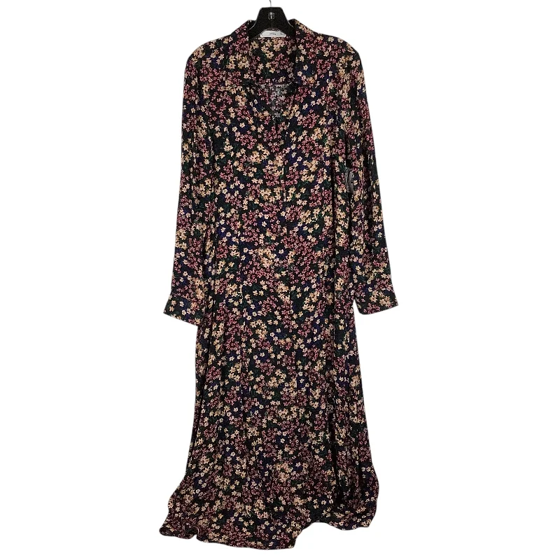 Savings Galore structured dressDress Casual Maxi By Mng In Floral Print, Size: L