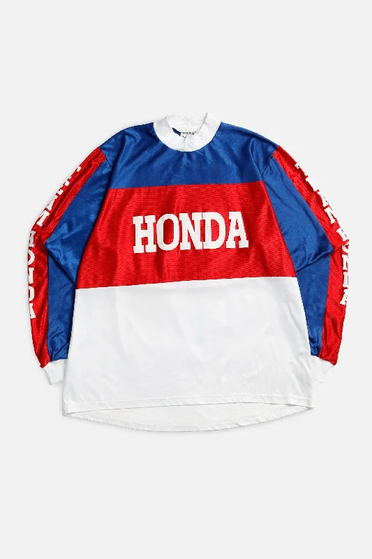 Price Drop modern sports hoodieVintage Honda Racing Jersey - XL