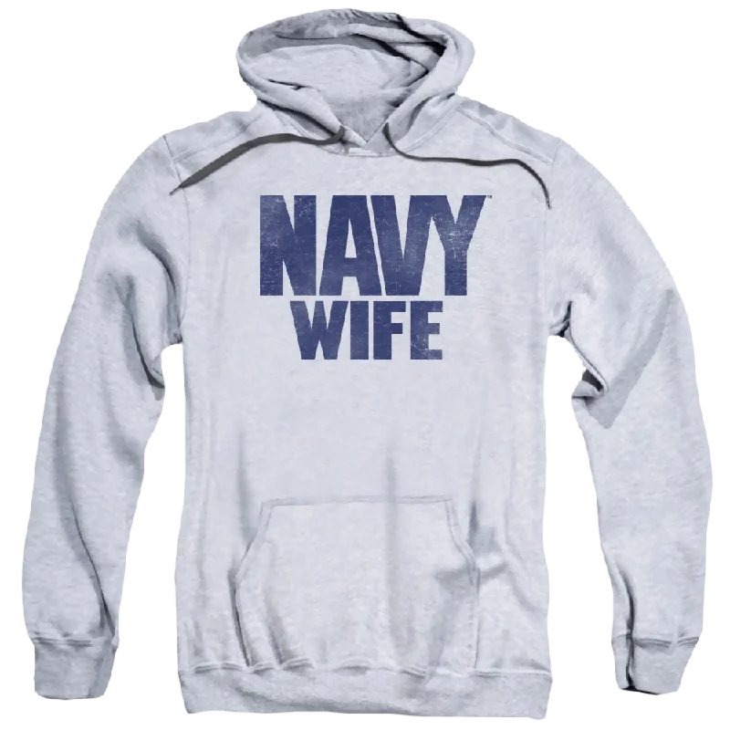 YEAR-End Sale performance hooded sweatshirtU.S. Navy Wife - Pullover Hoodie