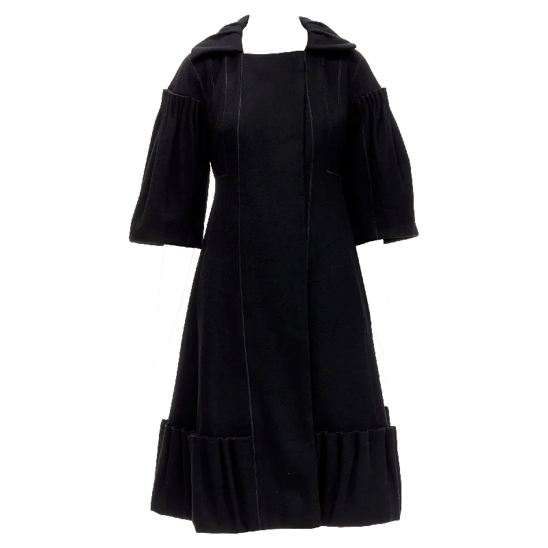 Stock Up and Save Louis Vuitton wool pleated Victorian coat dress