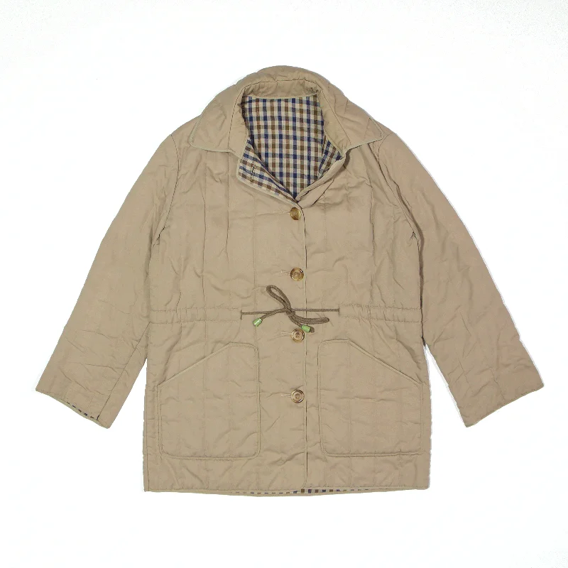 Savings Galore classic bomber jacketAQUASCUTUM Padded Jacket Beige Womens M