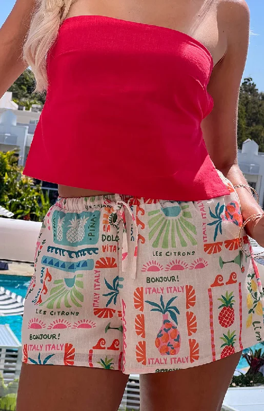 Massive Deals zip-up jacketOttie Dolce Vita Print Shorts