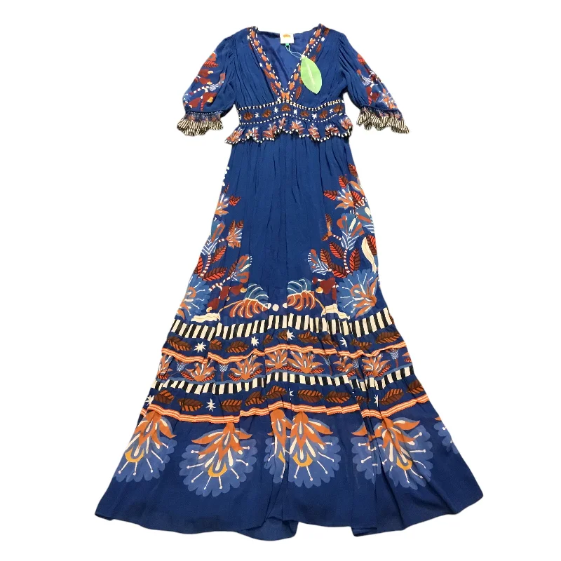 Deal of the Day structured dressDress Party Long By Cma In Blue, Size: L