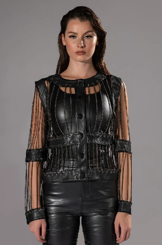 Discount Mania cozy coatAUGUSTA CHAIN LINK JACKET