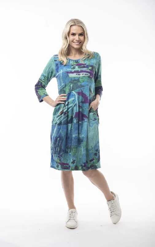 Flash Sale bohemian dressOrientique Stretch Cotton Bubble Dress