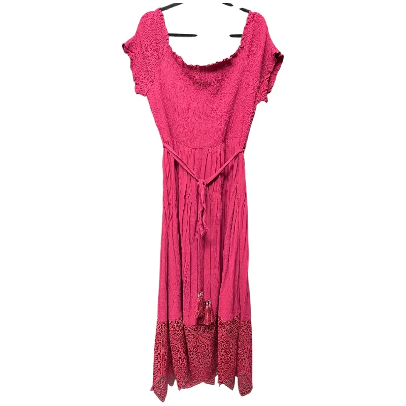 Special Savings flowy dressDress Casual Maxi By City Chic In Maroon, Size: L