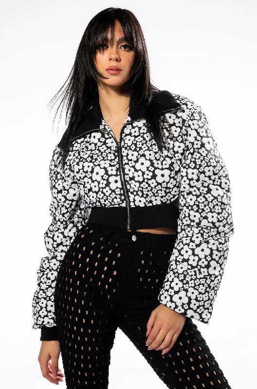 Value Deals vintage trench coatDITZY DAISY CROP PUFFER