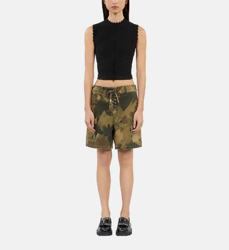 Daily Deals Openwork Knit Top | Women | Black