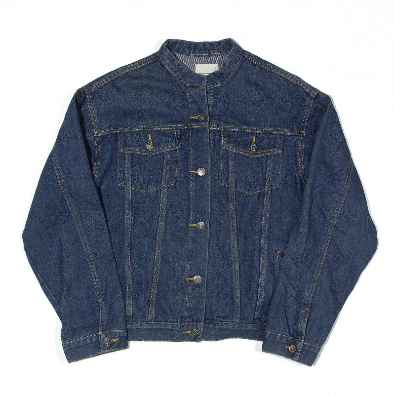 Act Fast chic outerwearEVERY MORNING Jacket Blue Denim Womens L