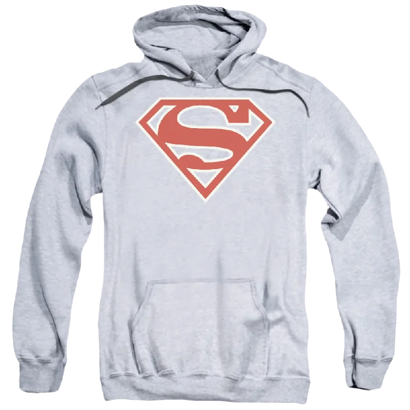 Final Clearance stylish pullover sweatshirtSuperman Crimson & Cream Shield - Pullover Hoodie Final Clearance stylish pullover sweatshirtSuperman Crimson & Cream Shield - Pullover Hoodie