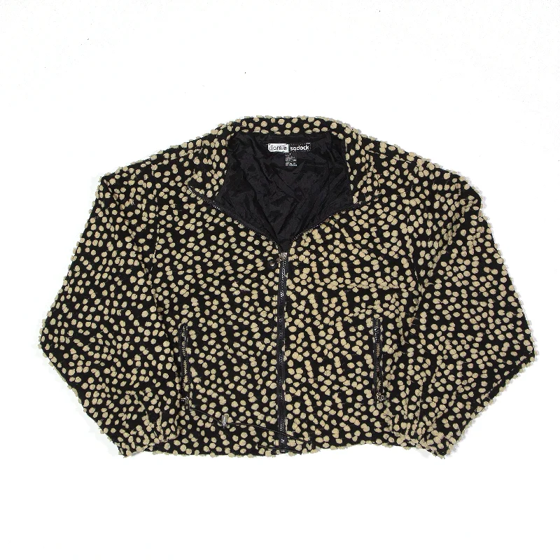 Deal of the Day relaxed fit coatJAMIE SADOCK Embellished Pom Pom Jacket Black 80s Womens L