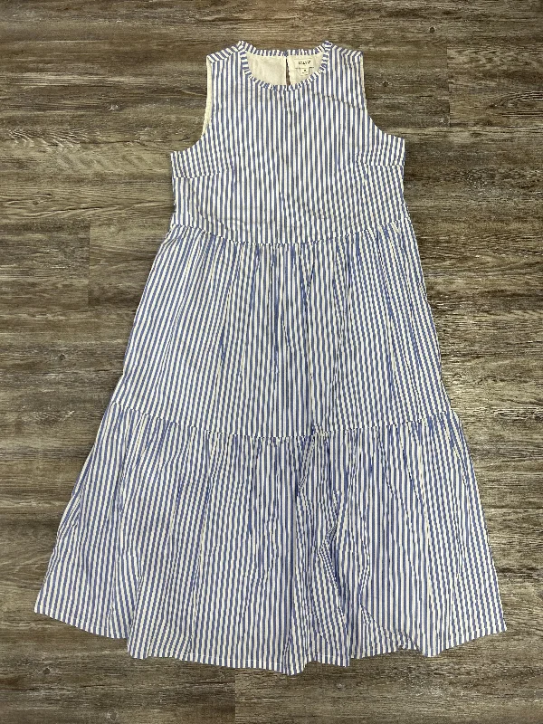 YEAR-End Clearance playful dressDress Casual Midi By J. Crew In Striped Pattern, Size: 6