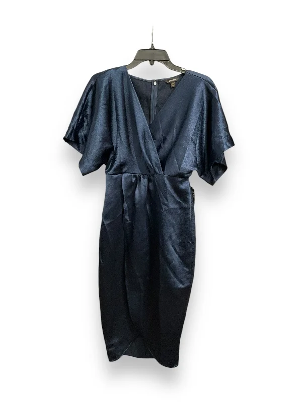 Price Buster sophisticated dressDress Casual Midi By Express In Blue, Size: Xs