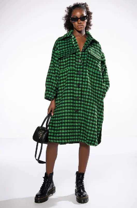 Shop and Save cozy fleece coatFIND ME LATER SHIRT JACKET