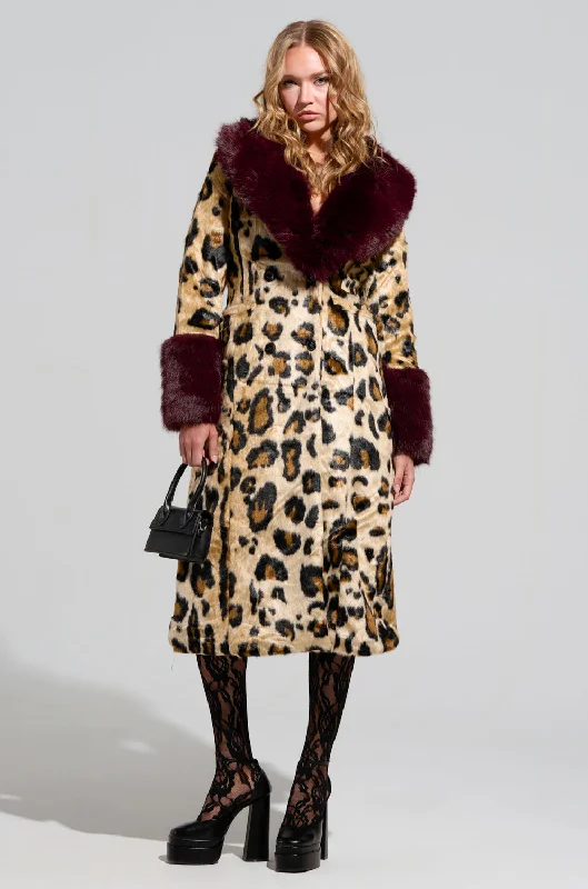 Today's Special insulated trench coatZAHIRA FAUX FUR TRENCH