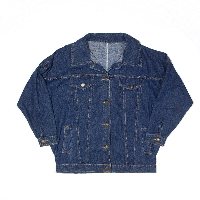 Limited Edition vintage trench coatJacket Blue Relaxed Denim Womens M