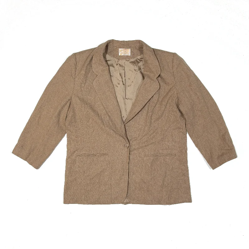 The Best Prices casual trench coatPENDLETON Jacket Beige 70s Wool Blazer Womens L
