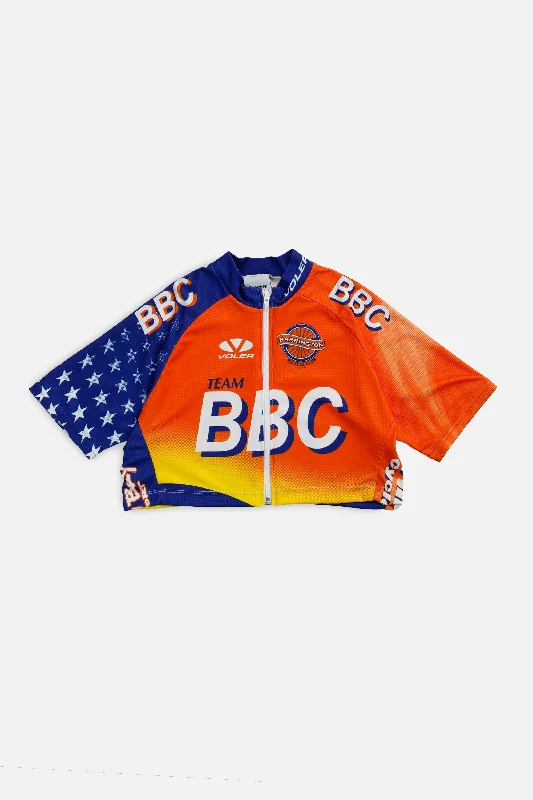 Final Sale long-sleeve athletic hoodieRework Crop Cycling Jersey - M