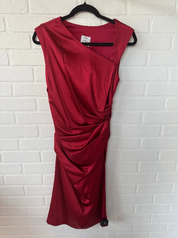 Referral Discount backless dressDress Party Midi By Suzi Chin In Red, Size: S