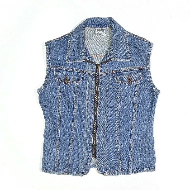 New Markdowns functional coatJORDACHE Jacket Blue Denim Womens S