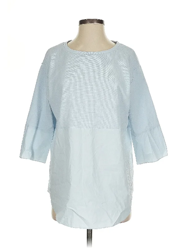 Final Clearance trendy sports sweatshirt3/4 Sleeve Blouse