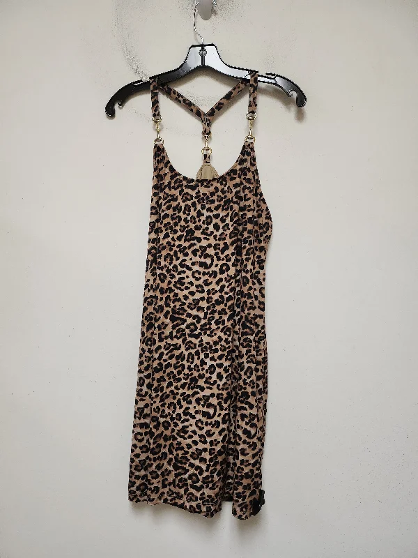 Last Chance casual shift dressDress Casual Short By Boston Proper In Animal Print, Size: L