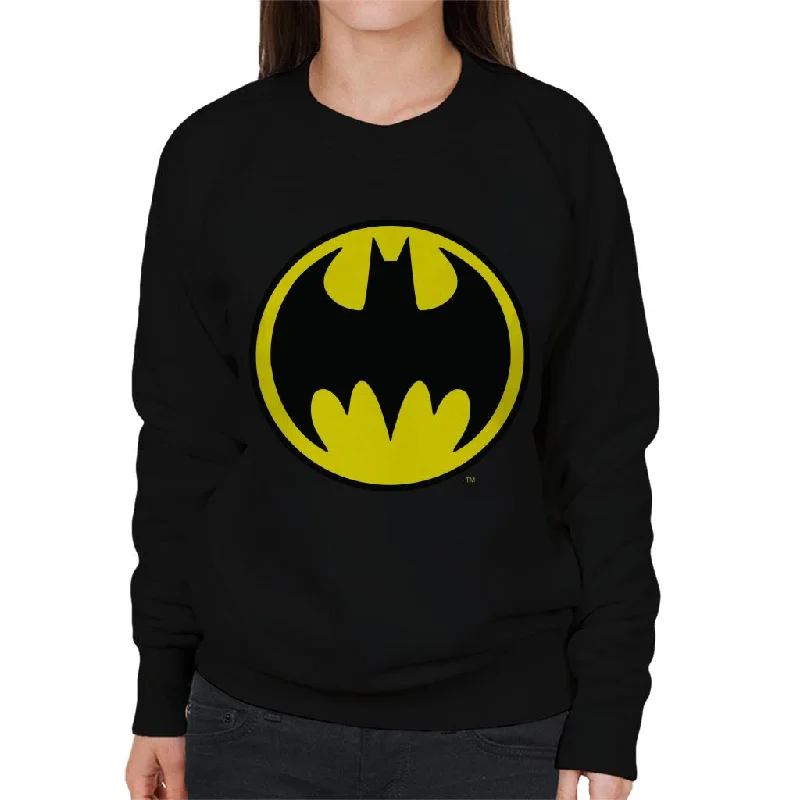 Final Markdown casual workout hoodieBatman Yellow Logo Women's Sweatshirt