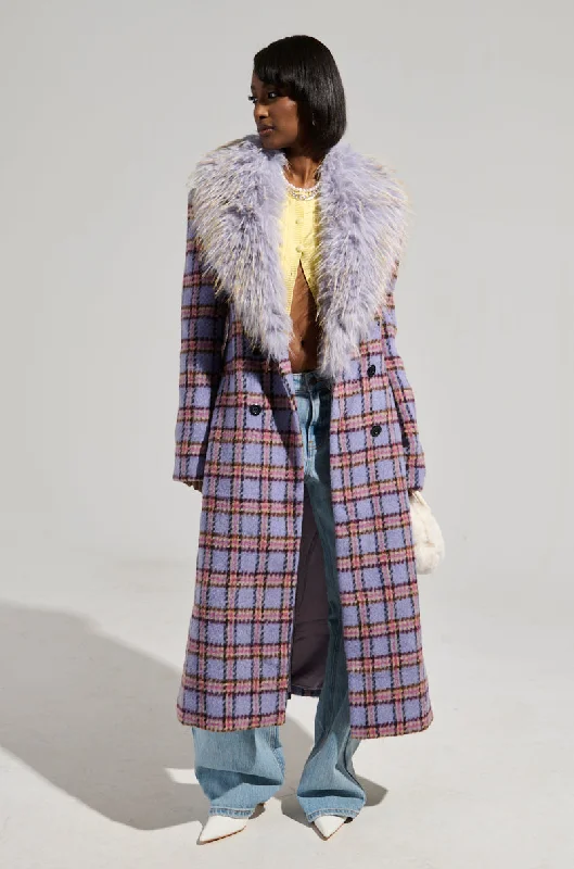 Limited Time everyday winter coatTEA FOR TWO FUR TRIM TRENCH