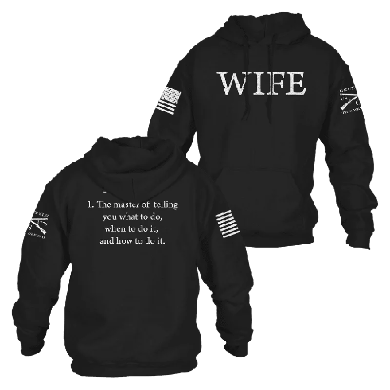 Weekend Flash Sale Women's Wife Defined Hoodie - Black