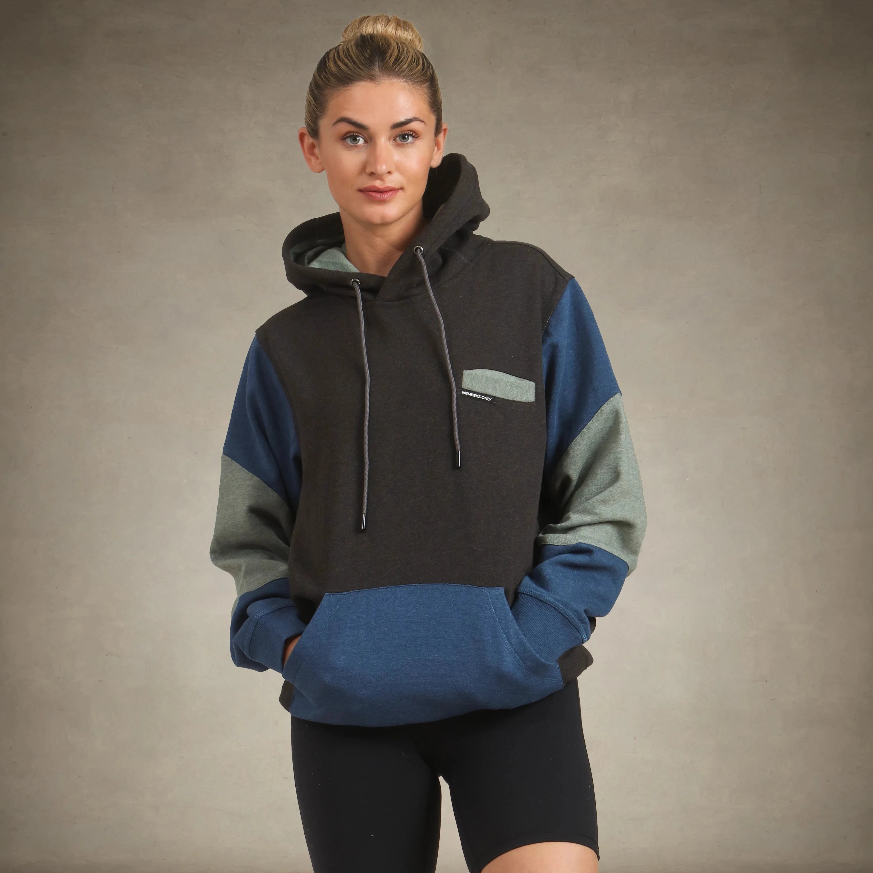 Unmissable Offer Women's Drew Colorblock Oversized  Hooded Sweatshirt
