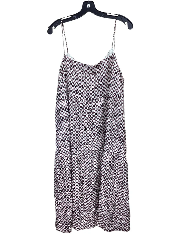 Reduced Prices flowy maxi dressDress Casual Midi By Abercrombie And Fitch In Cream & Red, Size: Xl