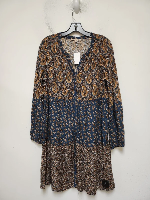 Weekend Flash Sale lace-up dressDress Casual Short By Clothes Mentor In Paisley Print, Size: M