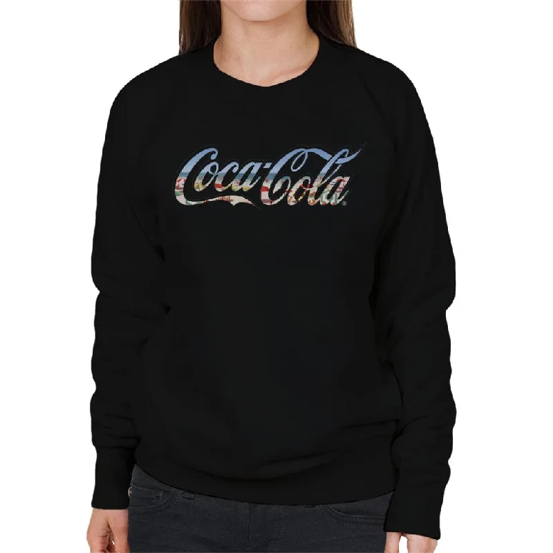 Markdowns comfy workout sweatshirtCoca Cola Beach Logo Women's Sweatshirt
