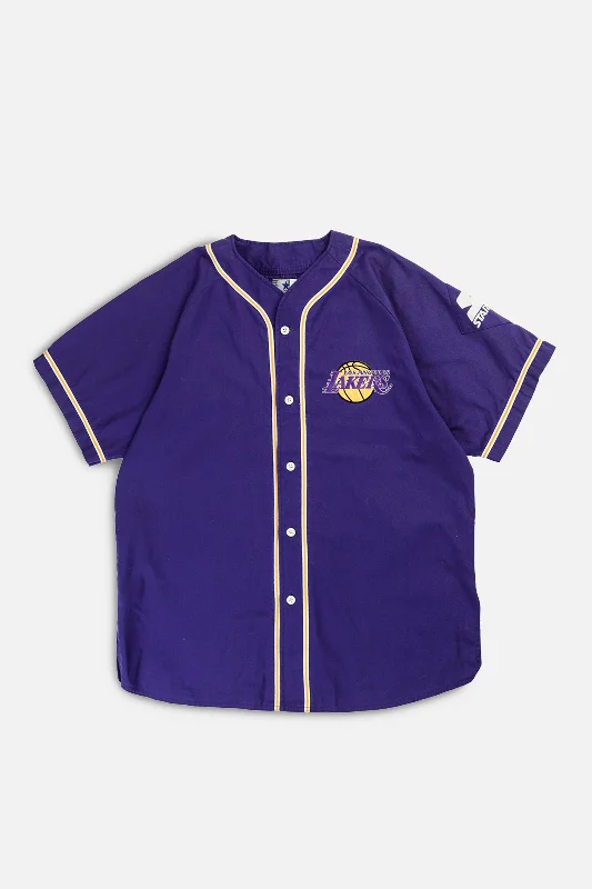 Super Bargain vibrant athletic hoodieVintage LA Lakers NBA Starter Jersey - XL