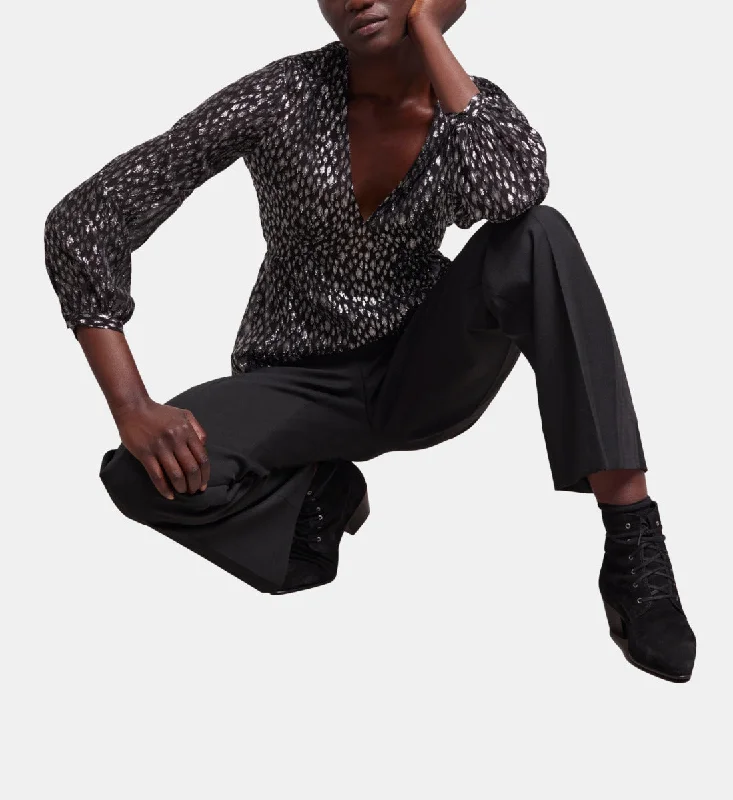 Major Savings Leopard-Print Top | Women | Antic Silver