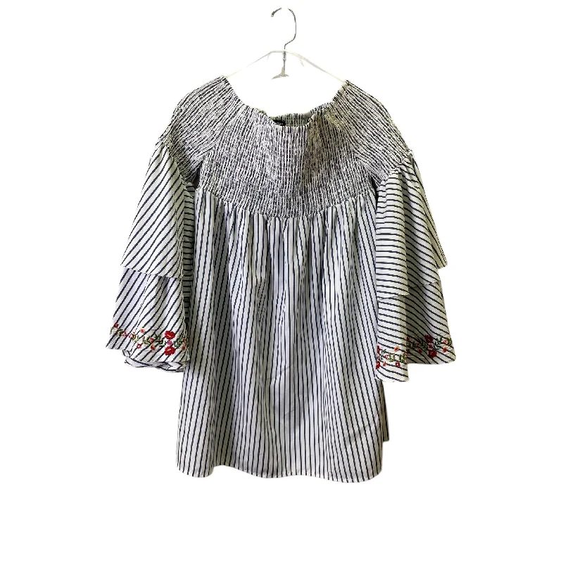 Bonus Savings wrap-around dressDress Casual Short By Aqua In White, Size:L