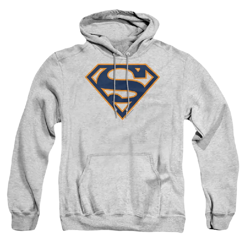 Final Markdown modern athletic hoodieSuperman Navy & Orange Shield - Pullover Hoodie Final Markdown modern athletic hoodieSuperman Navy & Orange Shield - Pullover Hoodie