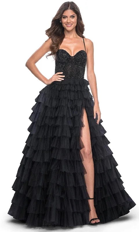 Last Chance La Femme 32002 - Sweetheart Beaded Top Prom Gown