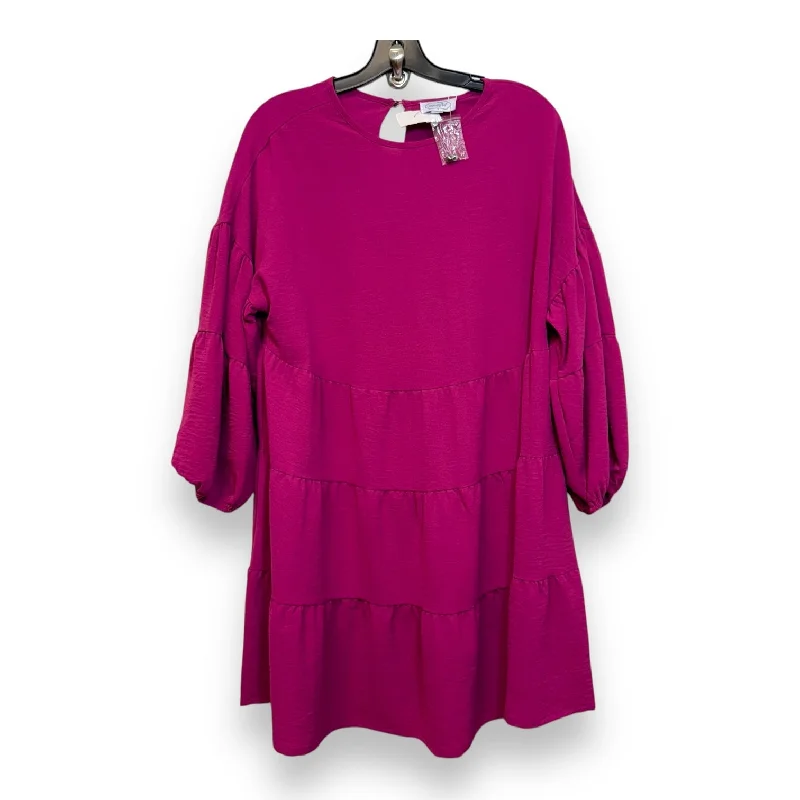 Price Rollback satin dressDress Casual Short By Mudpie In Fuschia, Size: S