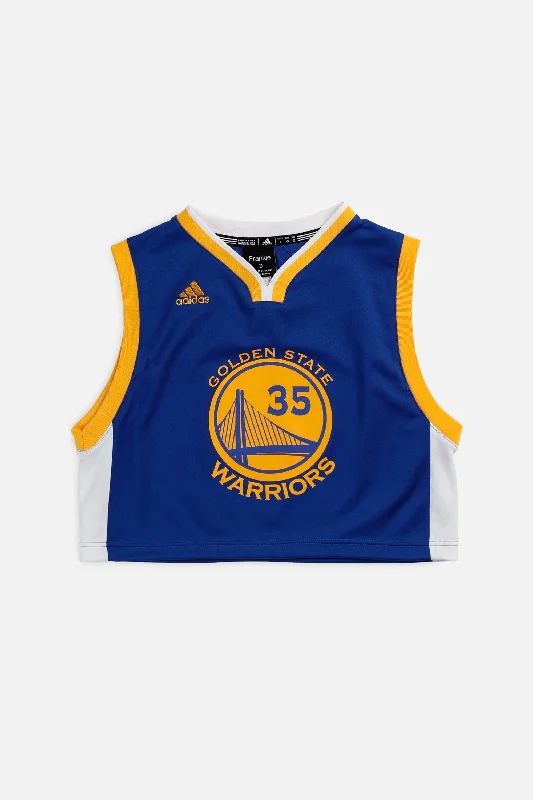 Fantastic Offers stylish athletic hoodieRework Golden State Warriors NBA Crop Jersey - M