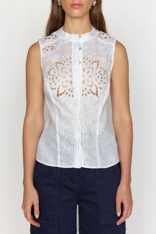 Online Exclusive Niya Top | White