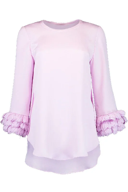 Price Blitz Tulip Cuff Pullover Top