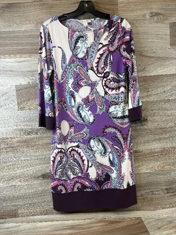 Great Deals chic slip dressDress Casual Midi By Dressbarn In Paisley Print, Size: S
